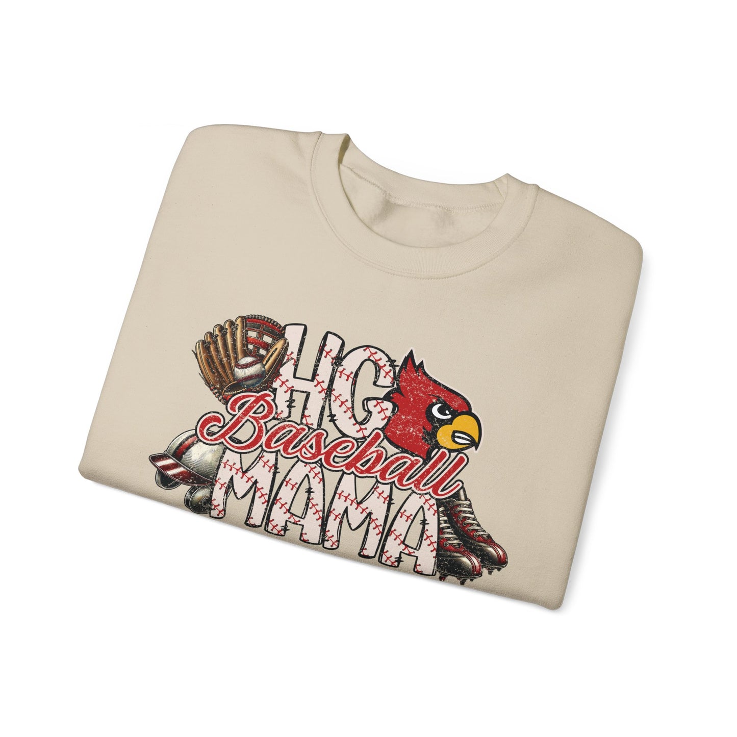 HG Baseball Mama - Unisex Heavy Blend™ Crewneck Sweatshirt