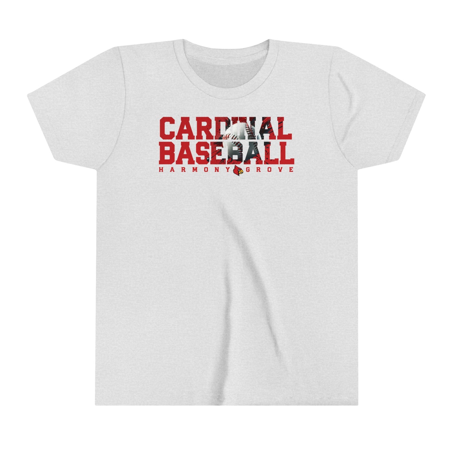 Cardinal Baseball - Bella + Canvas Youth Tee