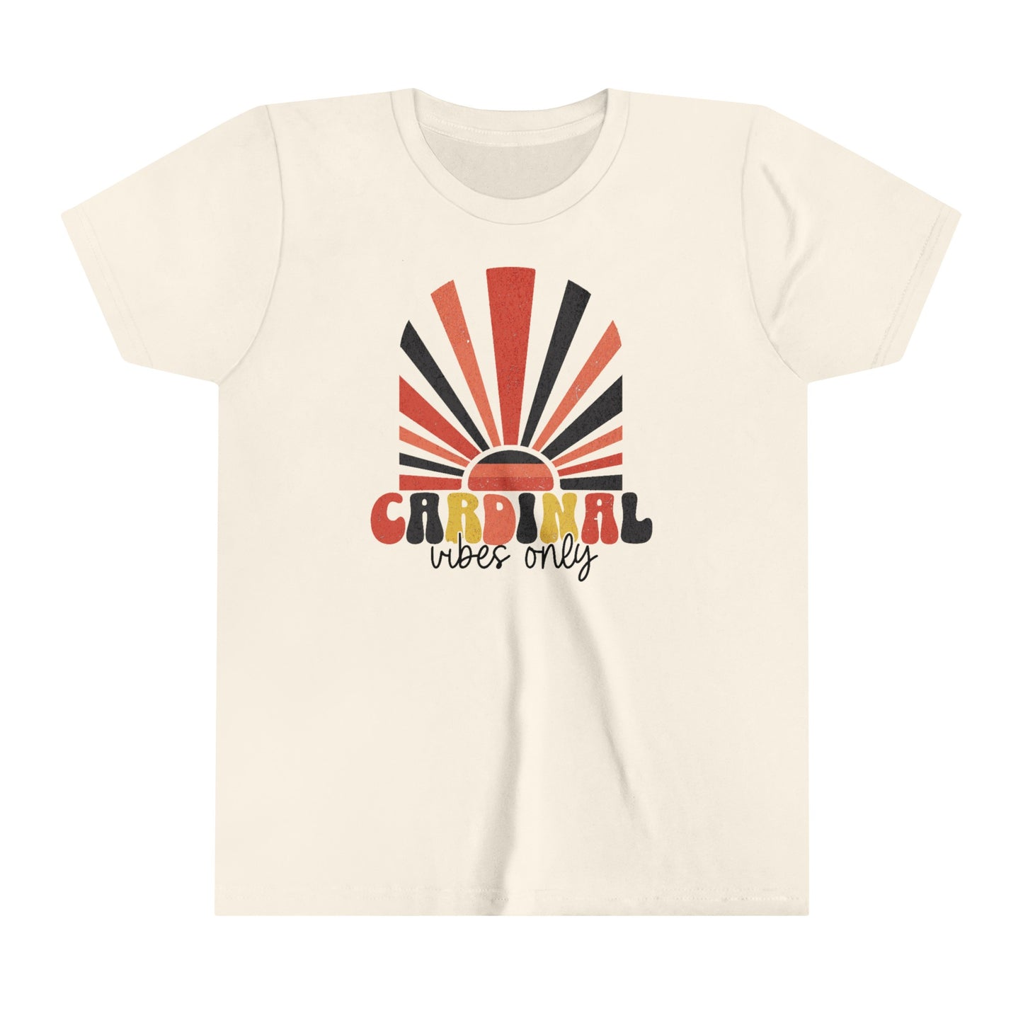 Cardinal Vibes Only - Bella + Canvas Youth Tee