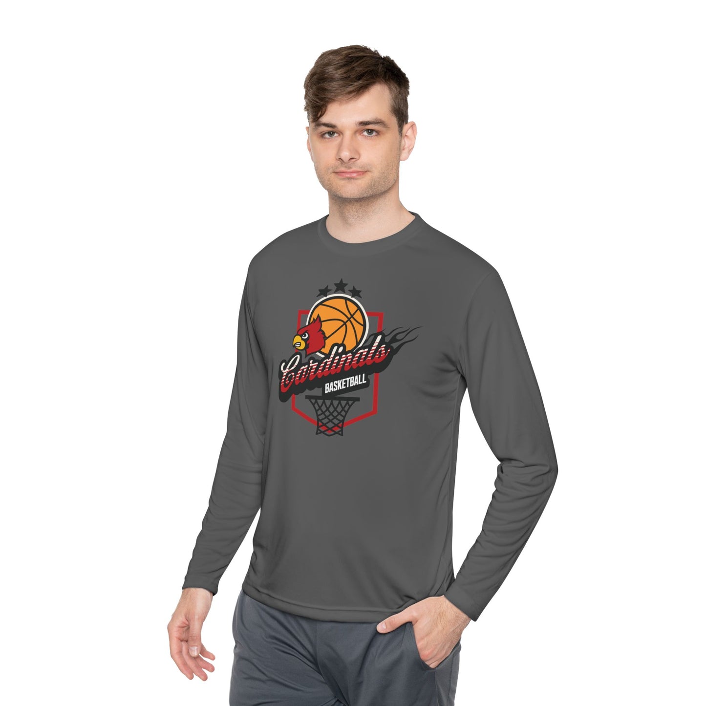 Cardinals Basketball - Dryfit Long Sleeve Tee