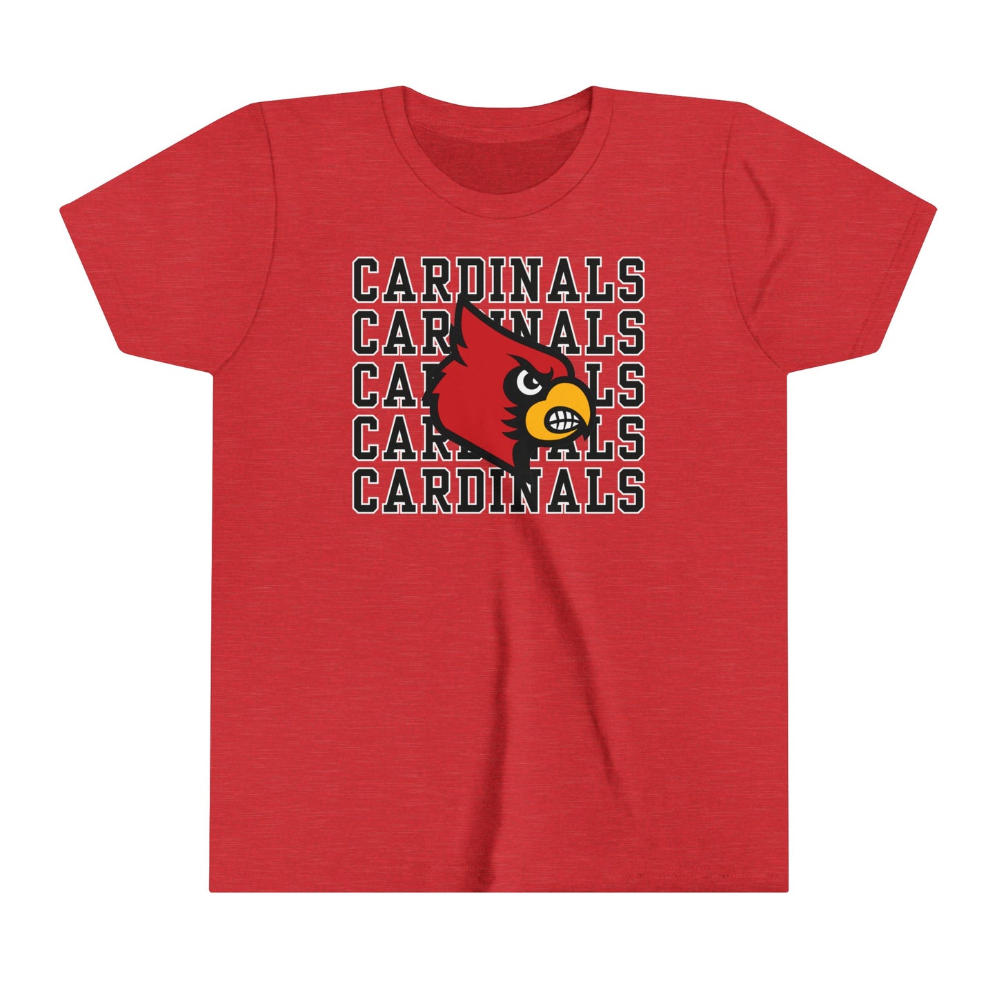 Cardinals, Cardinals - Bella + Canvas Youth Tee