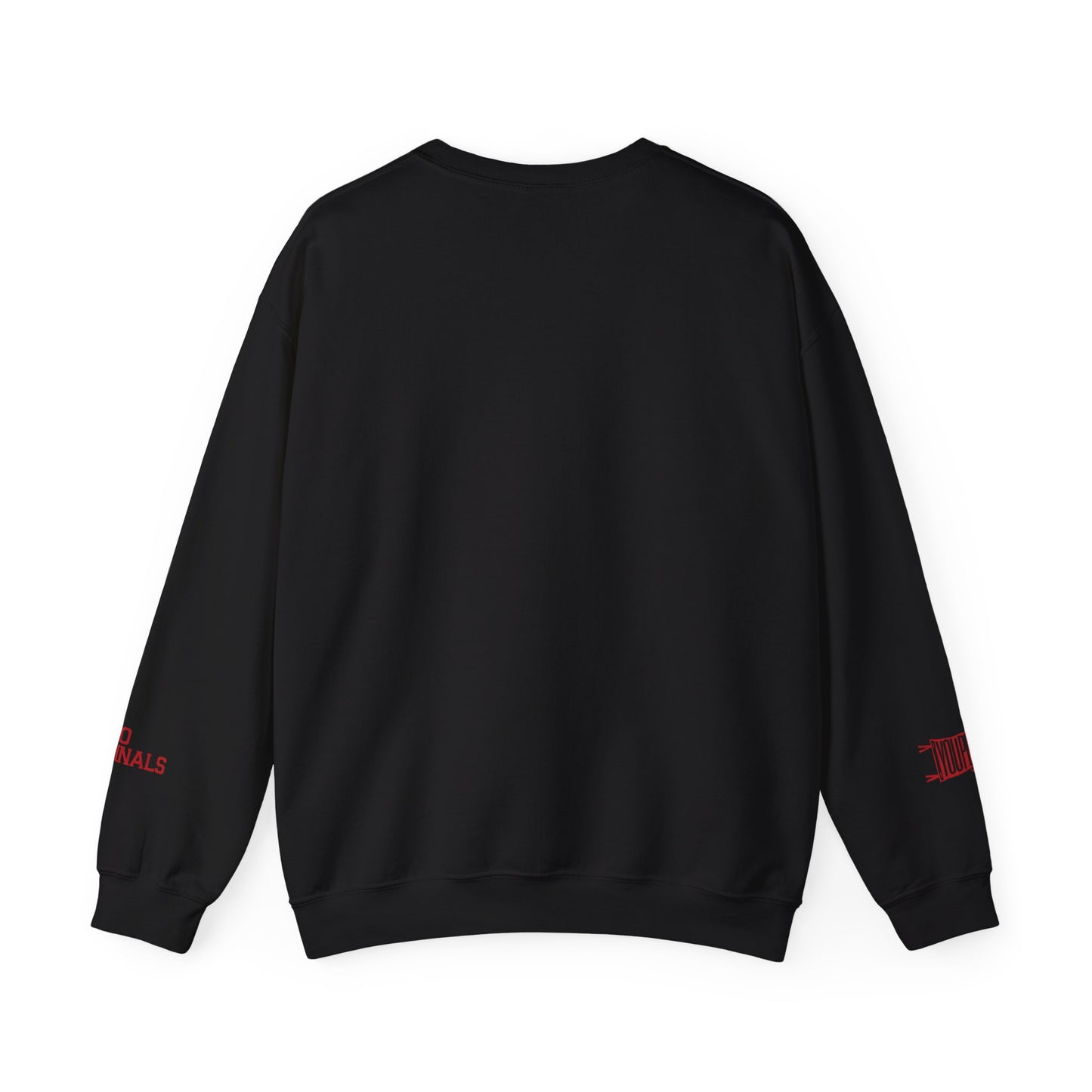 C You Play I Pray Red Text - Unisex Heavy Blend™ Crewneck Sweatshirt
