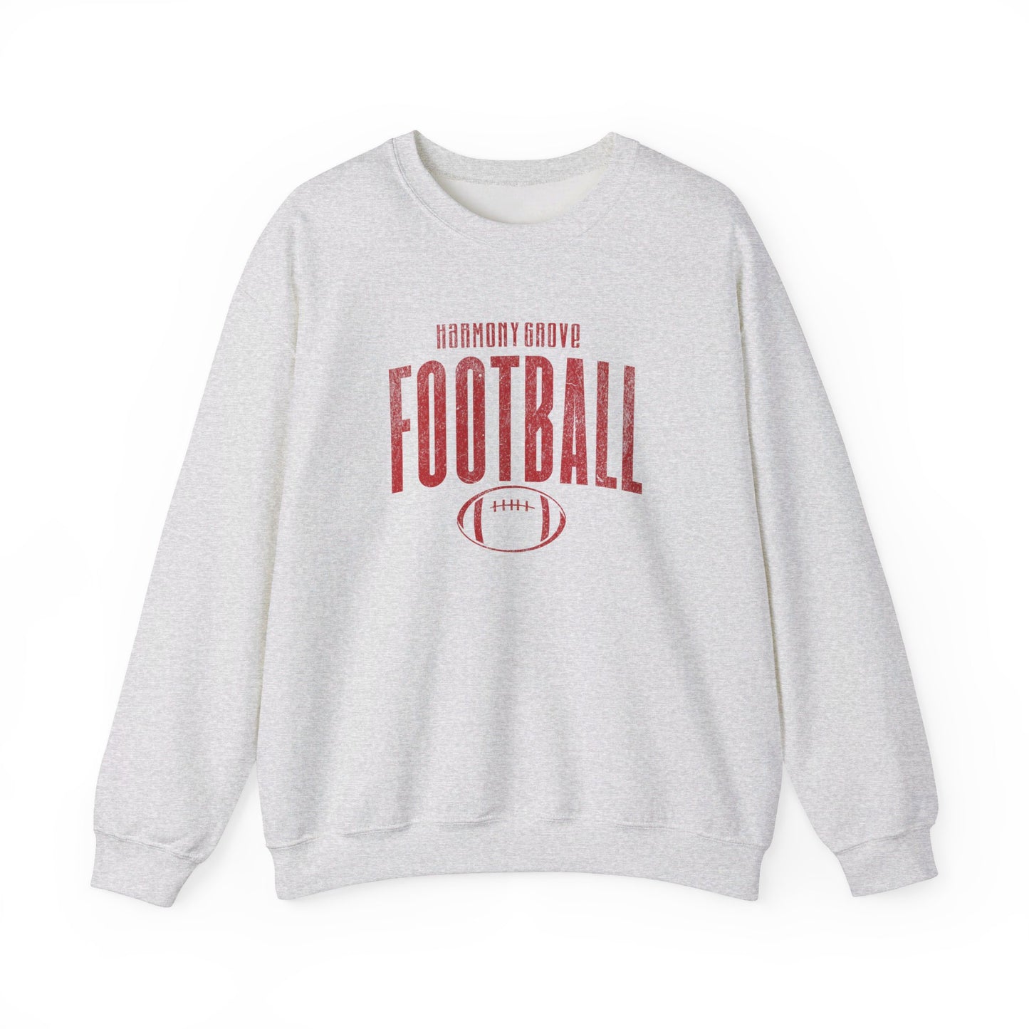 Vintage Harmony Grove Football - Unisex Heavy Blend™ Crewneck Sweatshirt