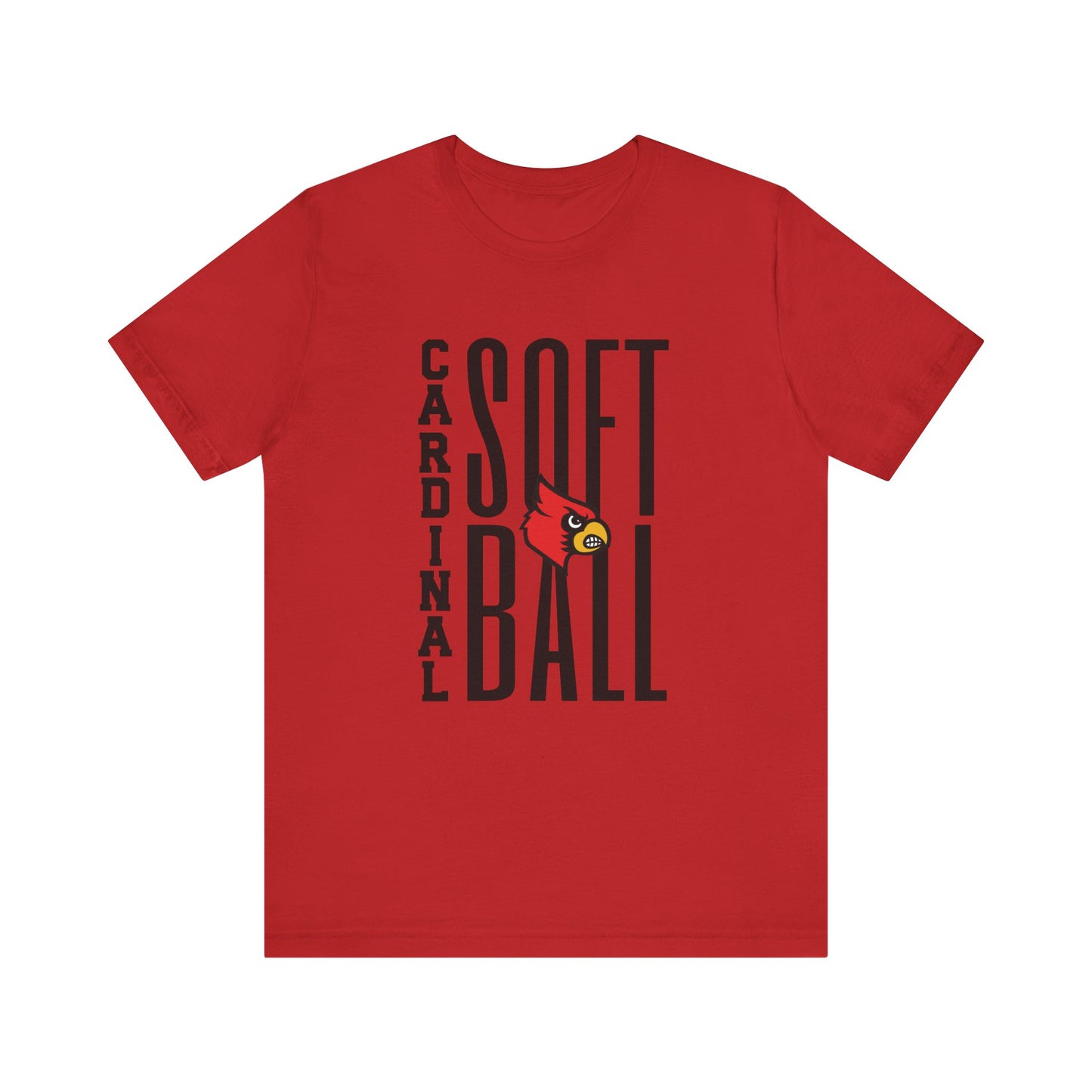 Cardinal Softball - Bella + Canvas Short Sleeve Tee