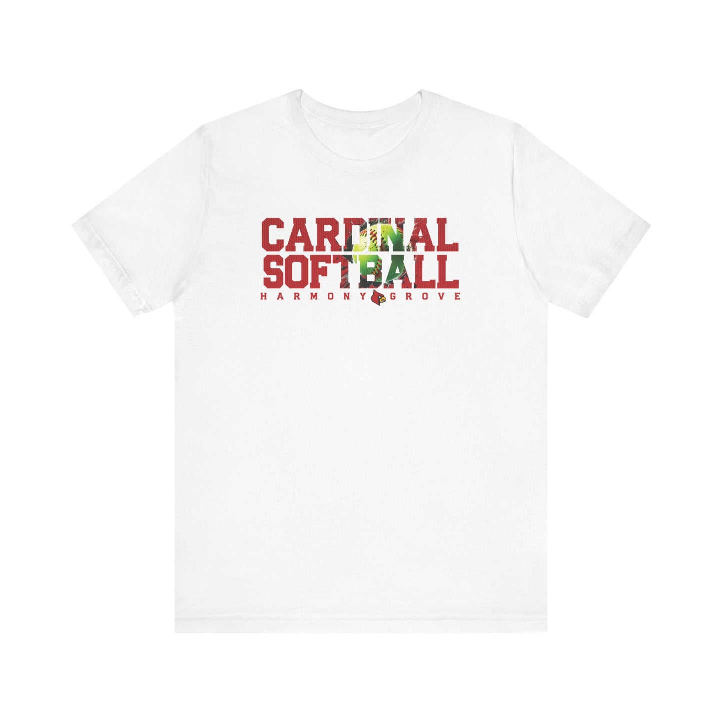 Cardinal Softball Harmony Grove - Bella + Canvas Short Sleeve Tee
