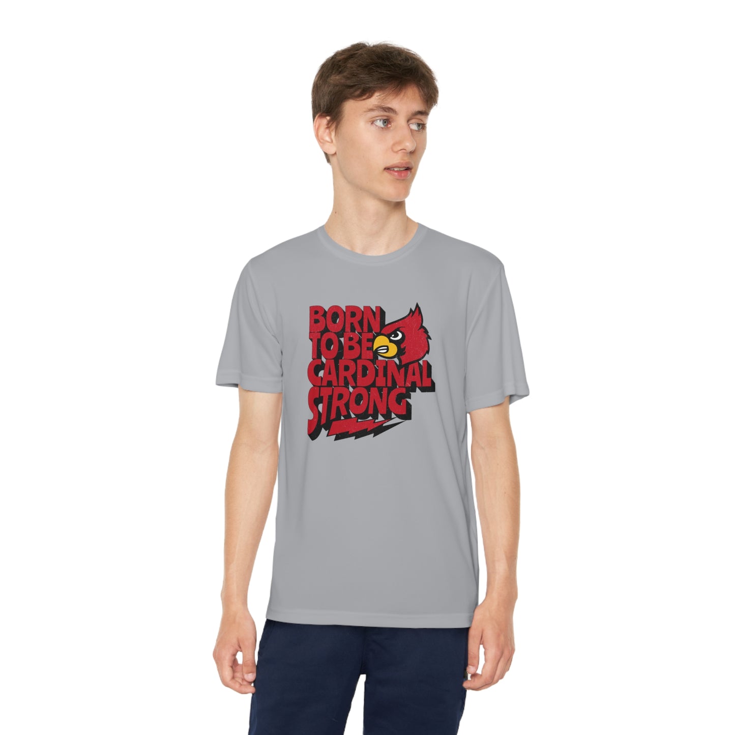 Born to Be Cardinal Strong - Youth Sport-Tek® Competitor™ Tee