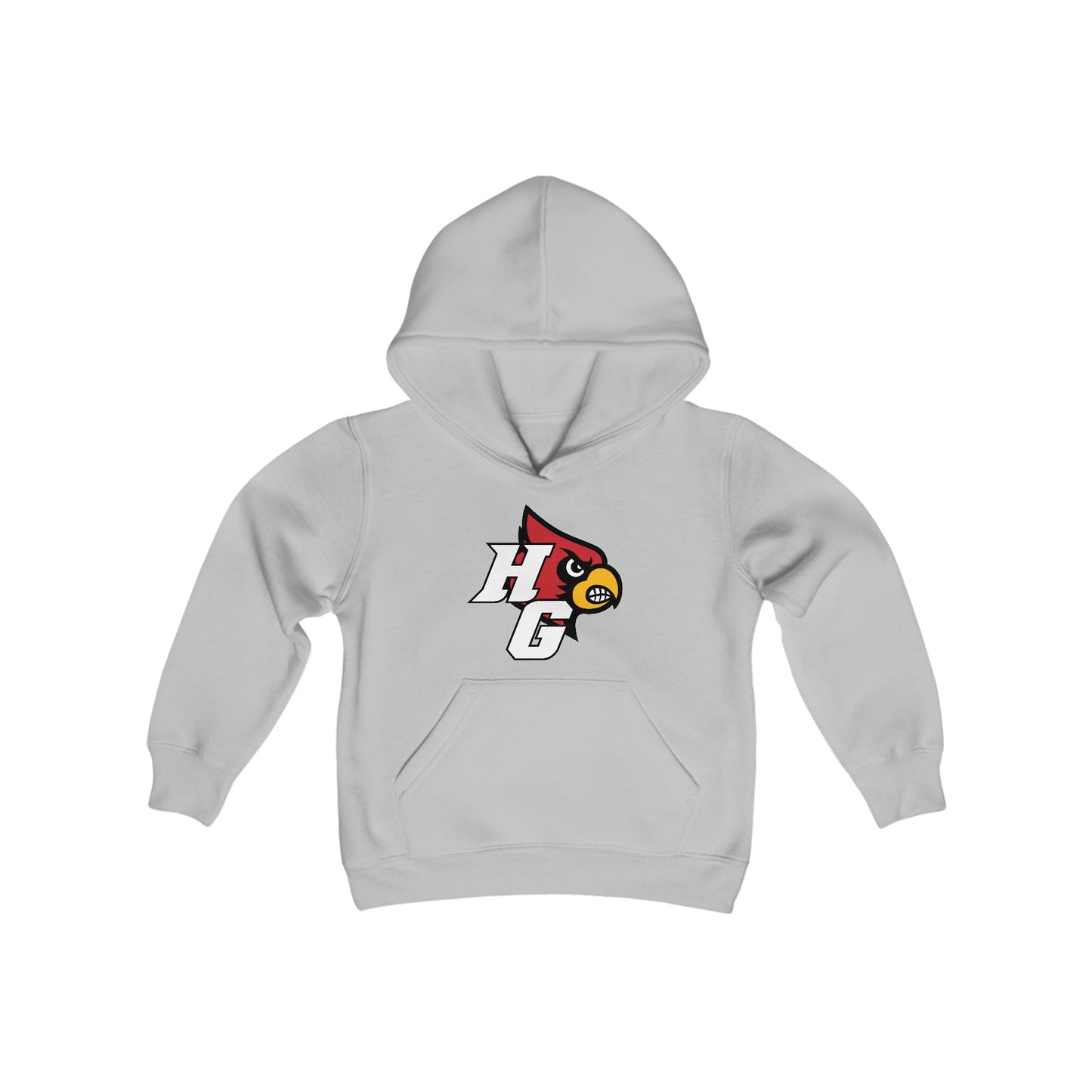 HG Cardinal - Youth Heavy Blend Hooded Sweatshirt