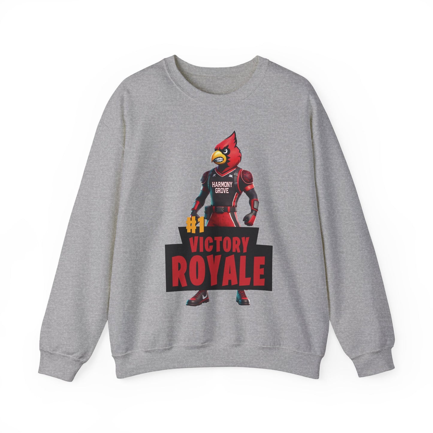 Harmony Grove Cardinals Victory Royale - Unisex Heavy Blend™ Crewneck Sweatshirt