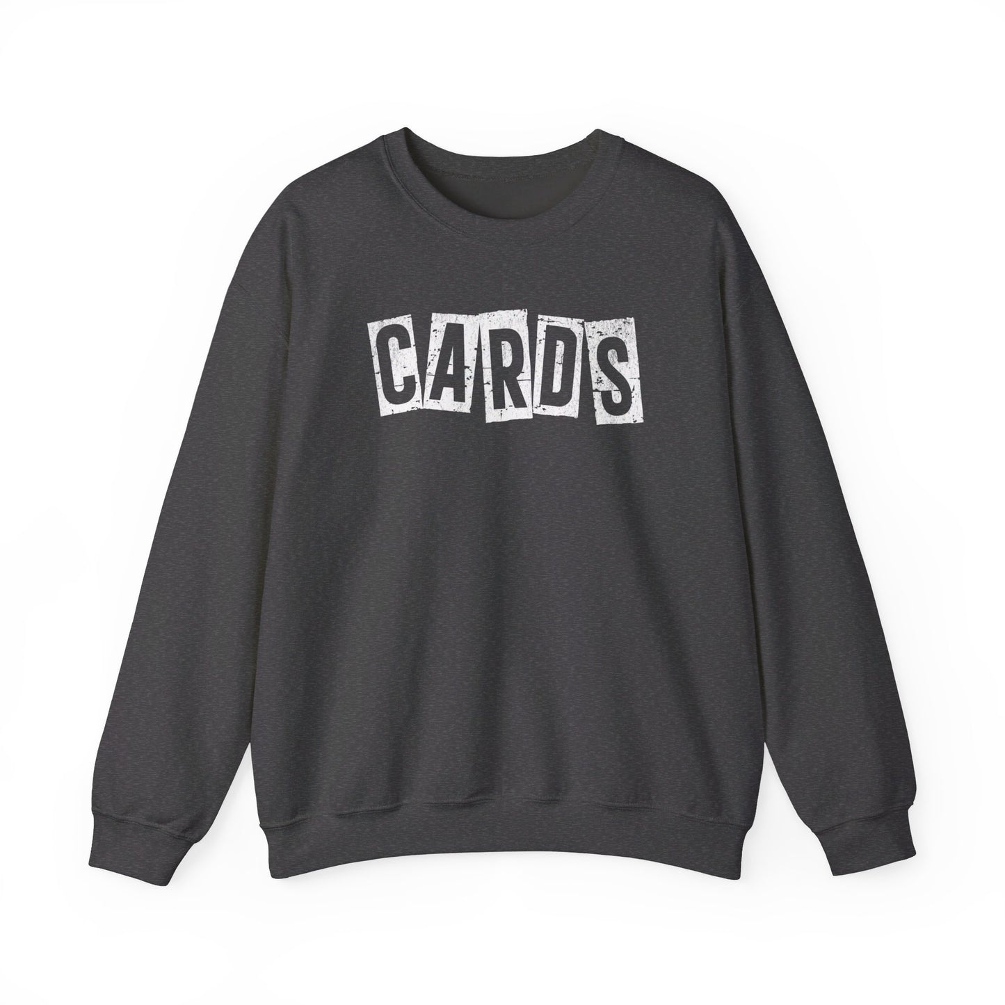 Vintage CARDS Block - Unisex Heavy Blend™ Crewneck Sweatshirt