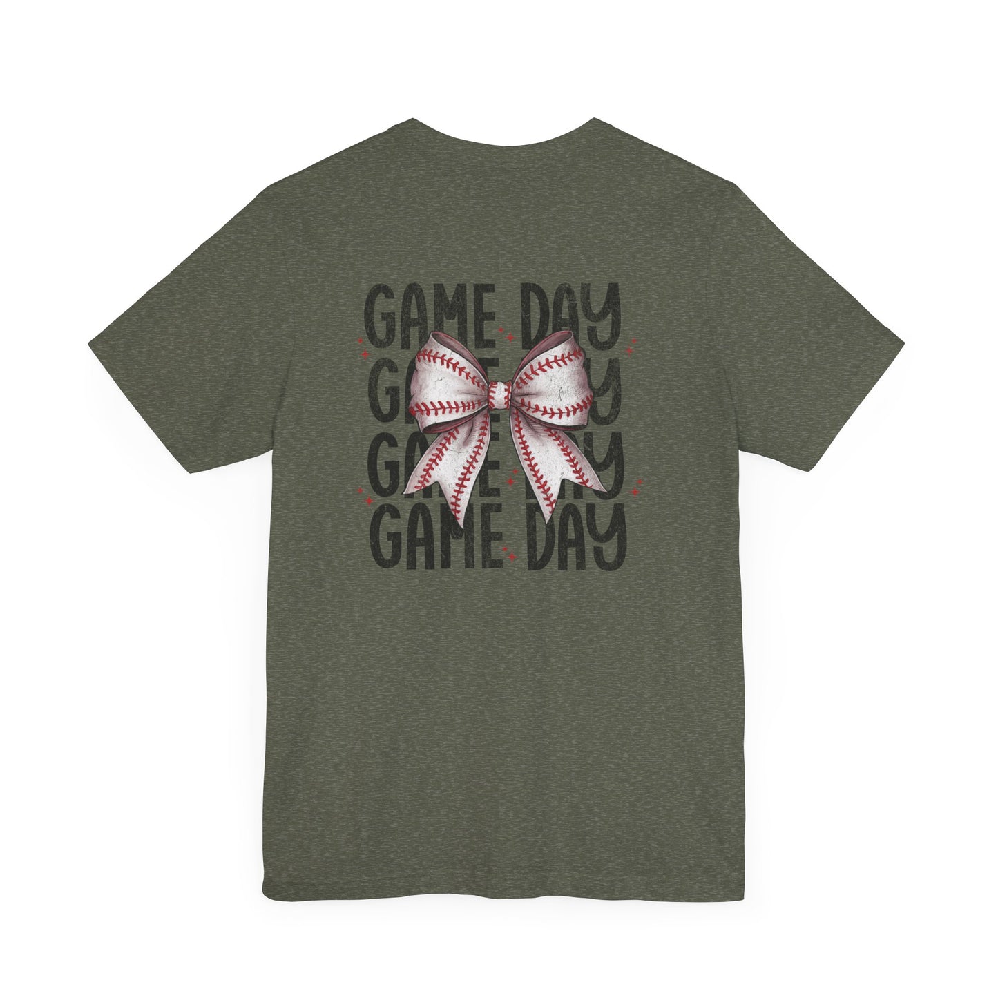 Game Day Baseball Coquette - Bella + Canvas Short Sleeve Tee