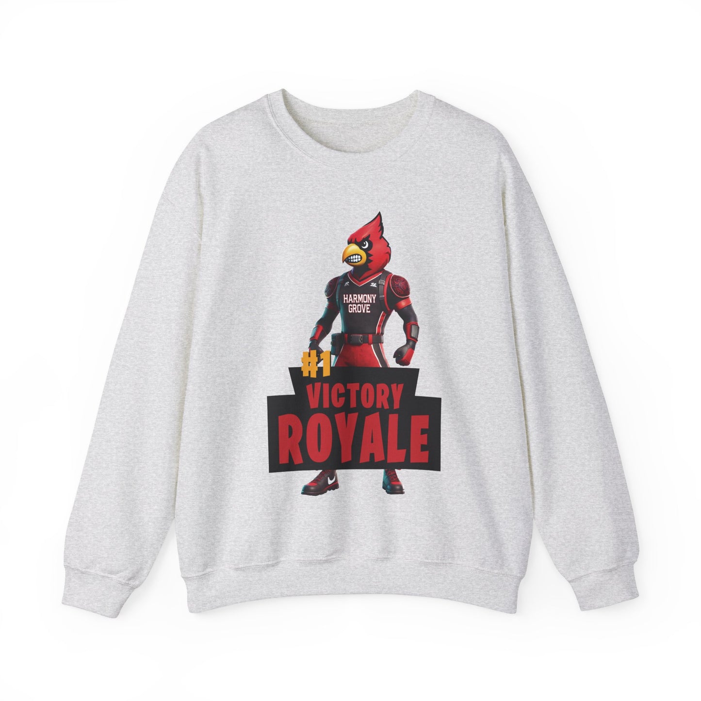 Harmony Grove Cardinals Victory Royale - Unisex Heavy Blend™ Crewneck Sweatshirt