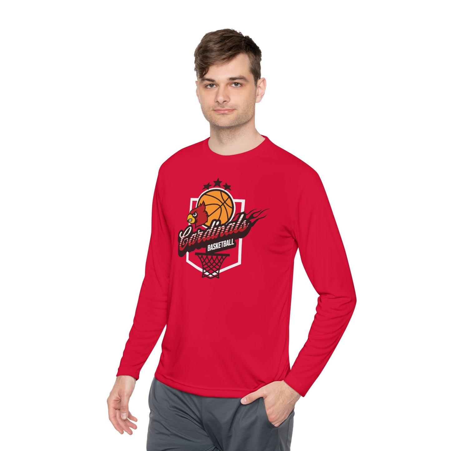 Cardinals Basketball - Dryfit Long Sleeve Tee