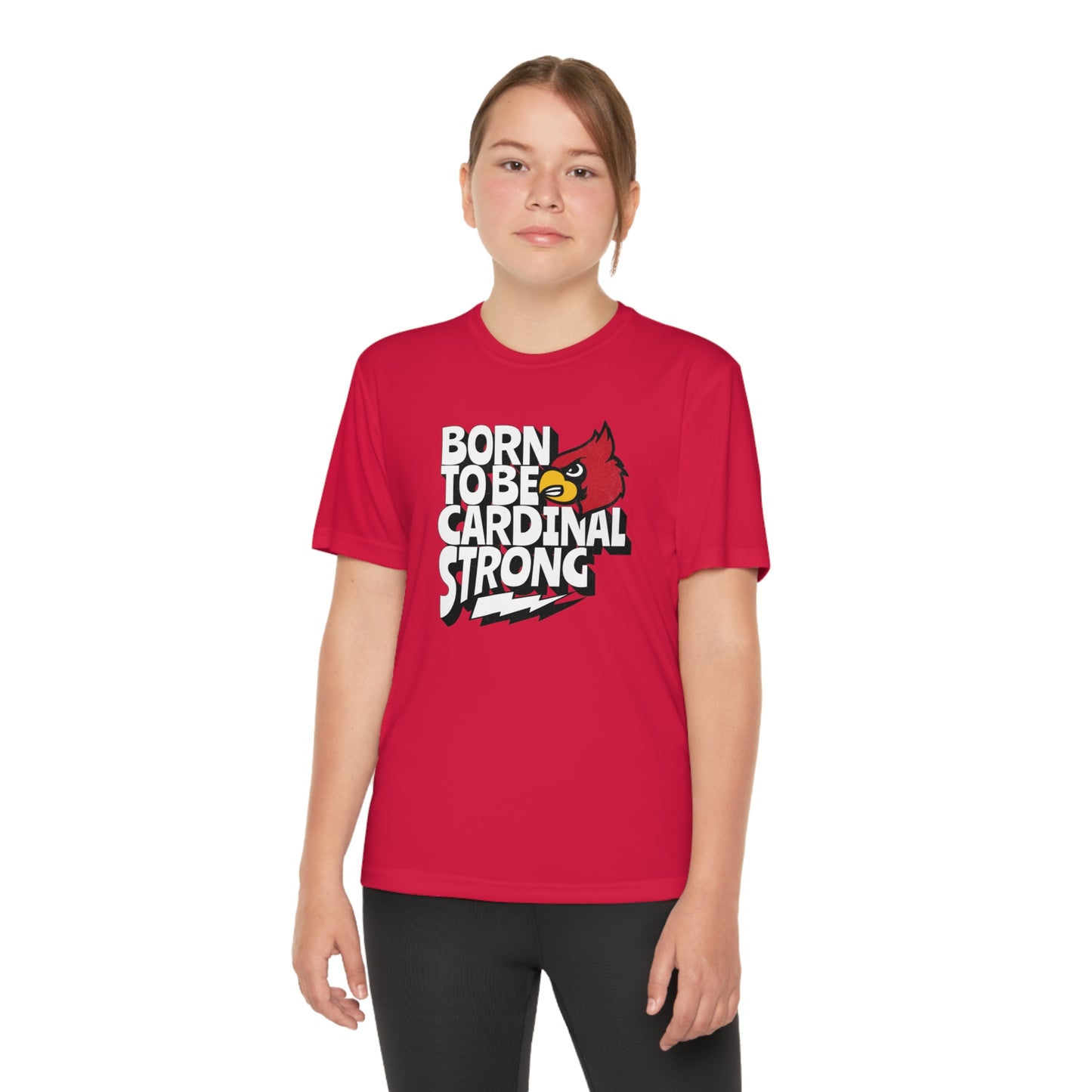 Born to Be Cardinal Strong - Youth Sport-Tek® Competitor™ Tee