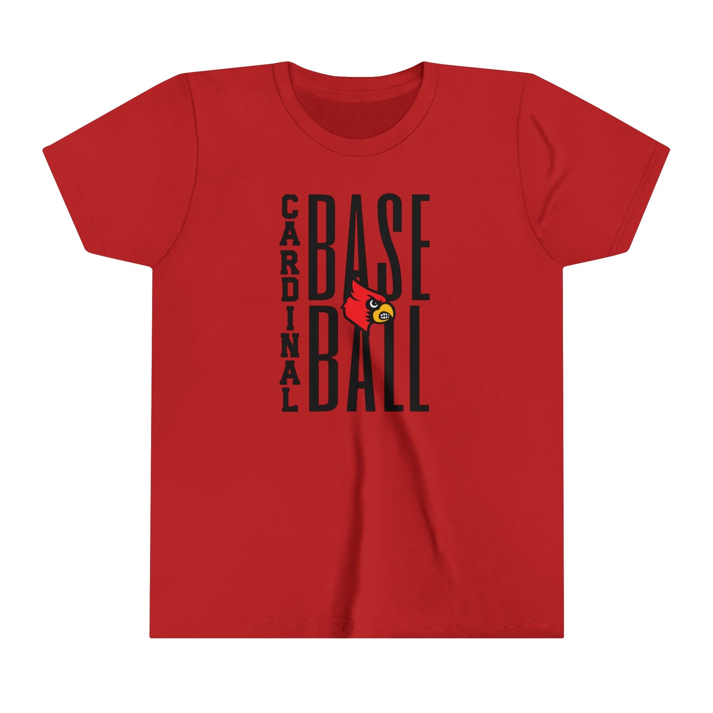 Cardinal Baseball - Bella + Canvas Youth Tee