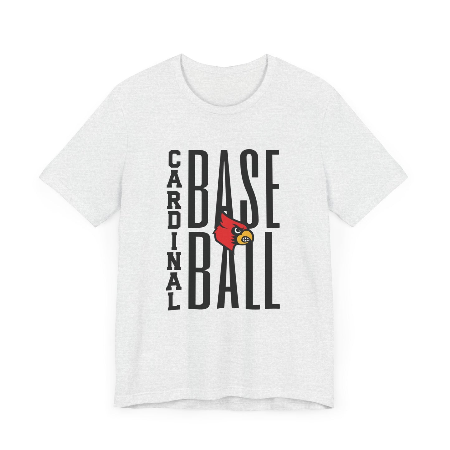 Cardinal Baseball - Bella + Canvas Short Sleeve Tee