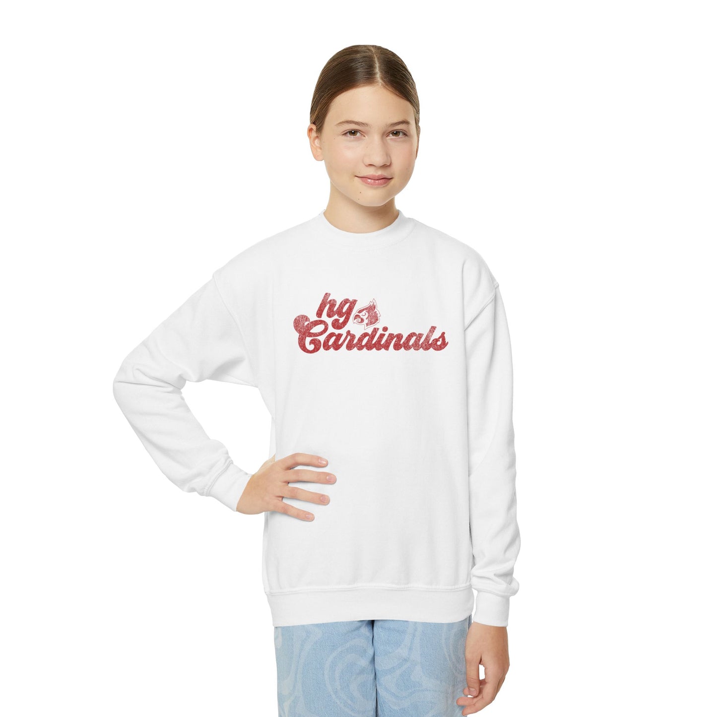 Vintage HG Cardinals - Youth Crew Sweatshirt