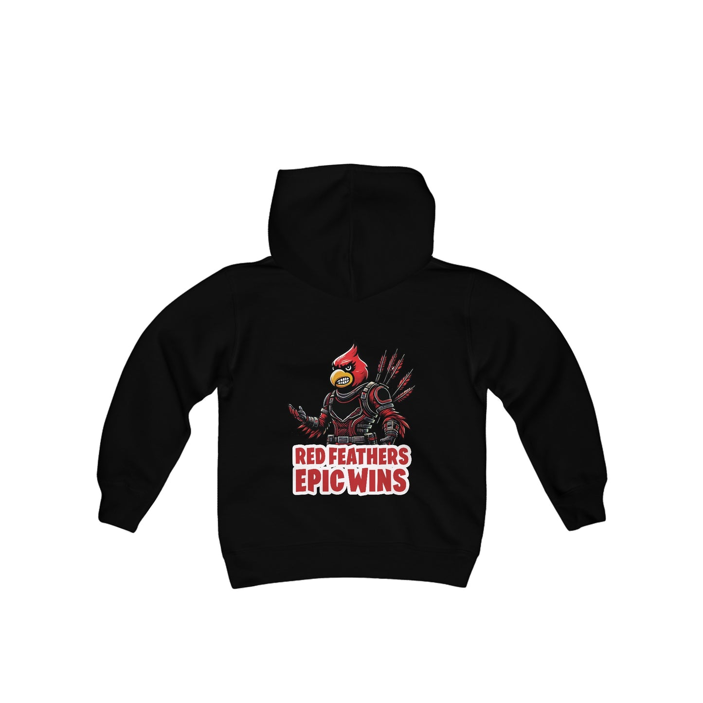 Harmony Grove, Red Feathers Epic Wins - Youth Heavy Blend Hooded Sweatshirt