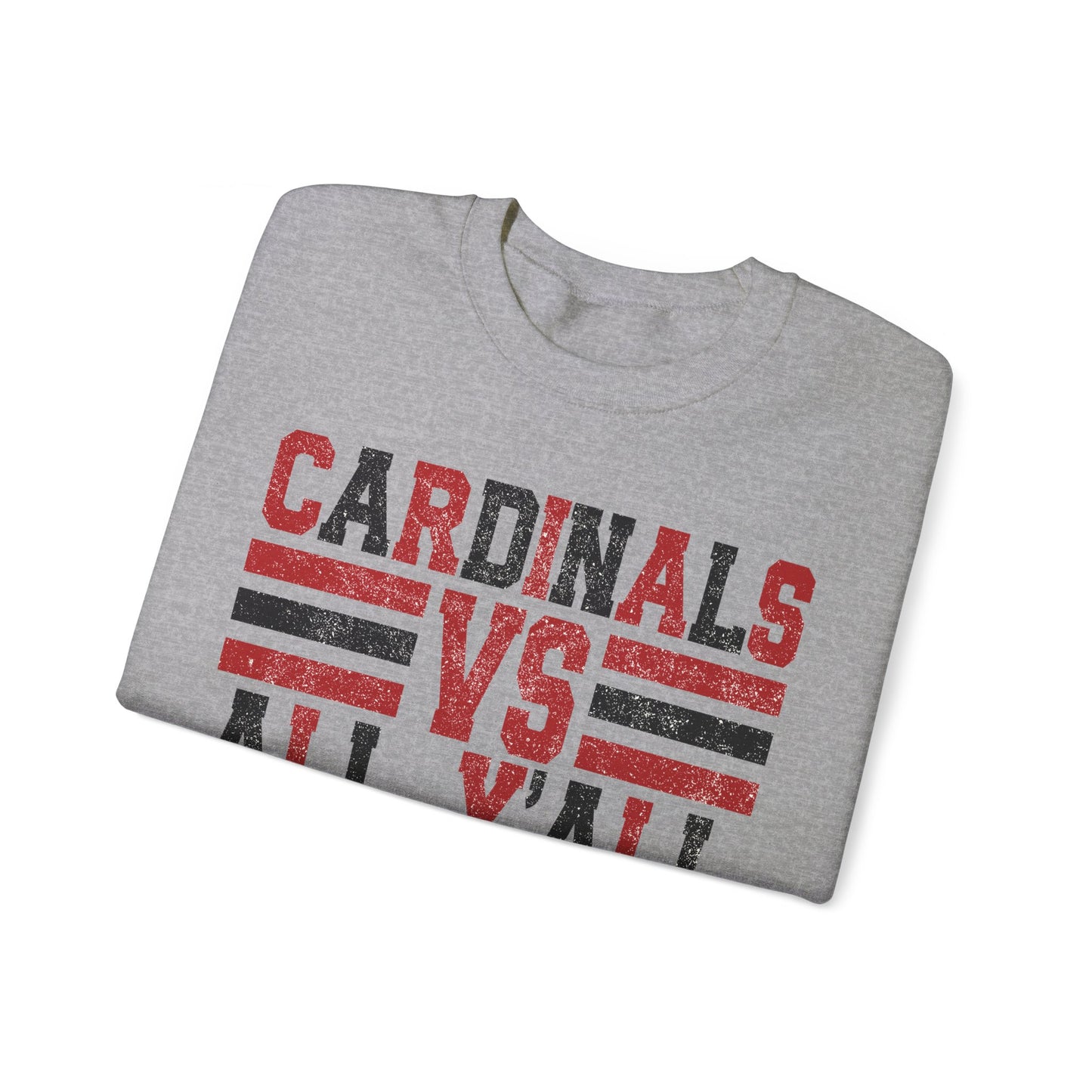 Cardinals VS All Y'all - Unisex Heavy Blend™ Crewneck Sweatshirt