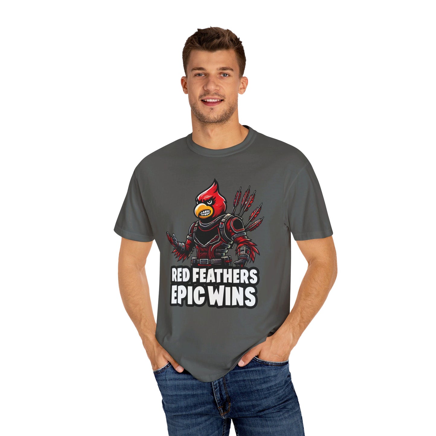 Red Feathers Epic Wins - Comfort Colors T-shirt