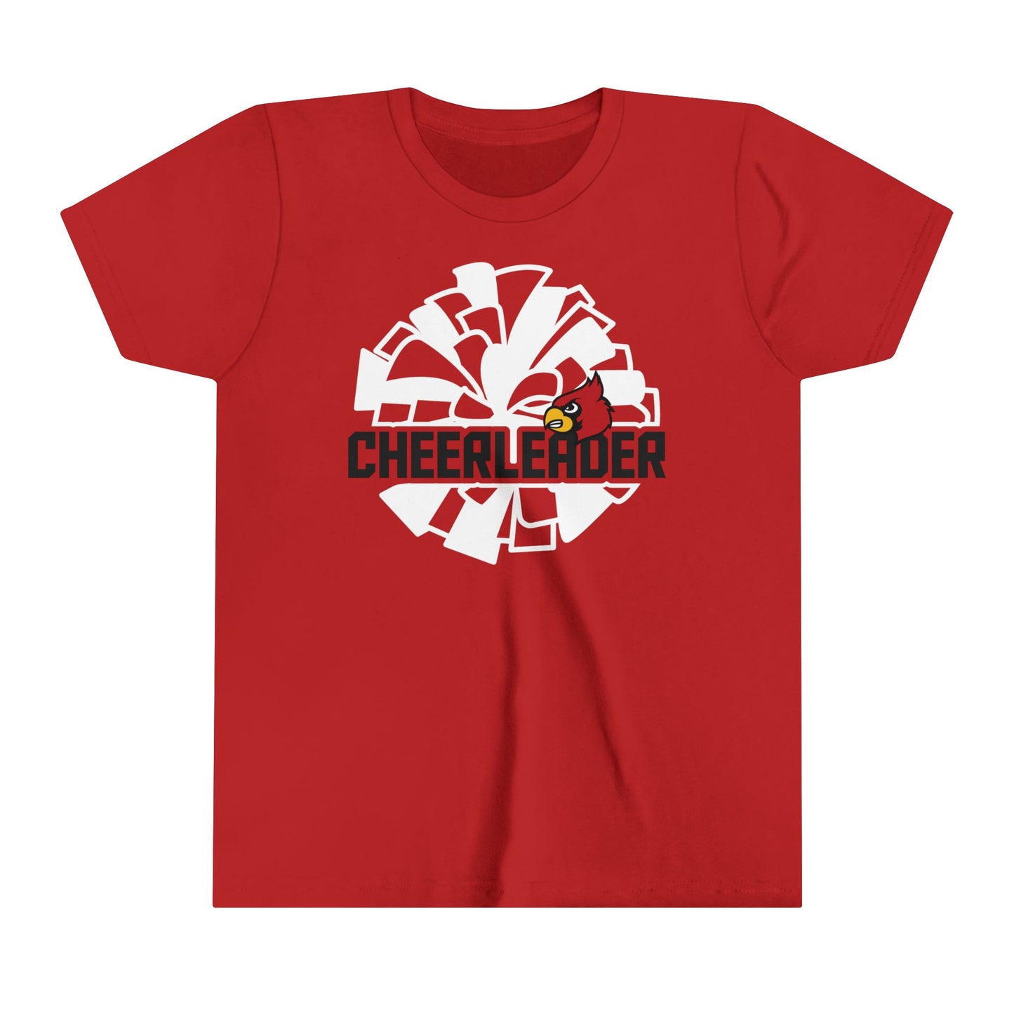 HG Cheer Leader Pom Pom - Bella + Canvas Youth Tee