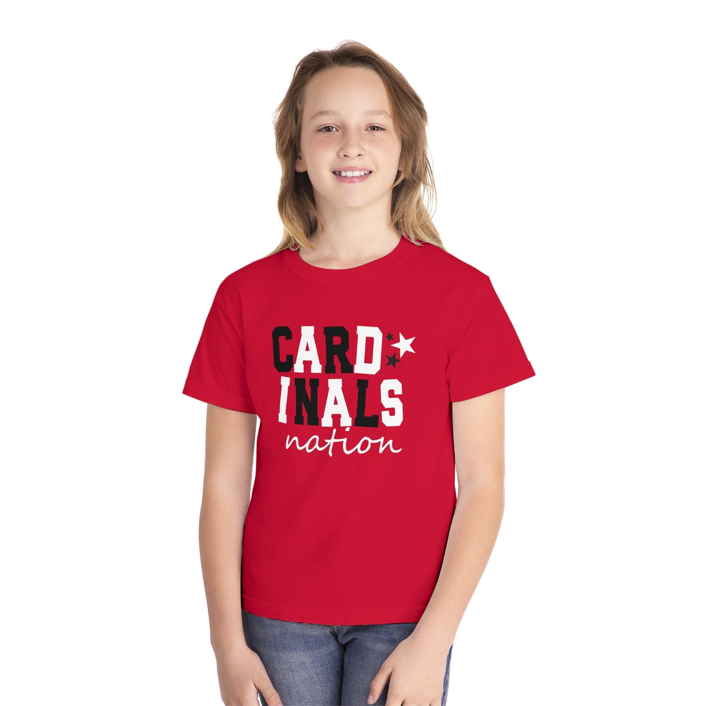 Cardinals Nation - Comfort Colors Youth Tee