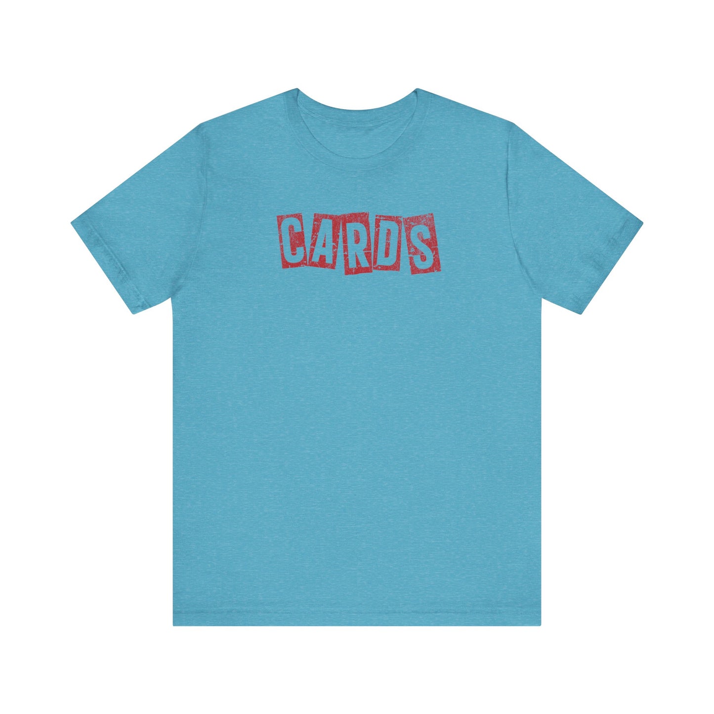 Vintage CARDS Block - Bella + Canvas Short Sleeve Tee