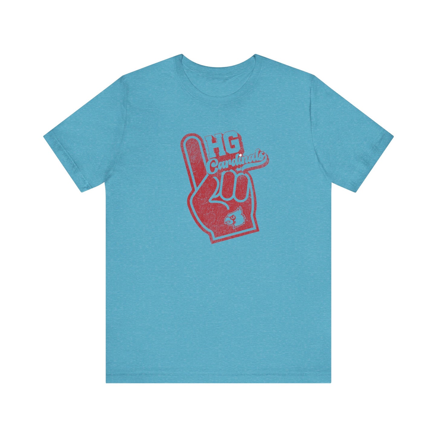 Vintage Foam Finger HG Cardinals - Bella + Canvas Short Sleeve Tee