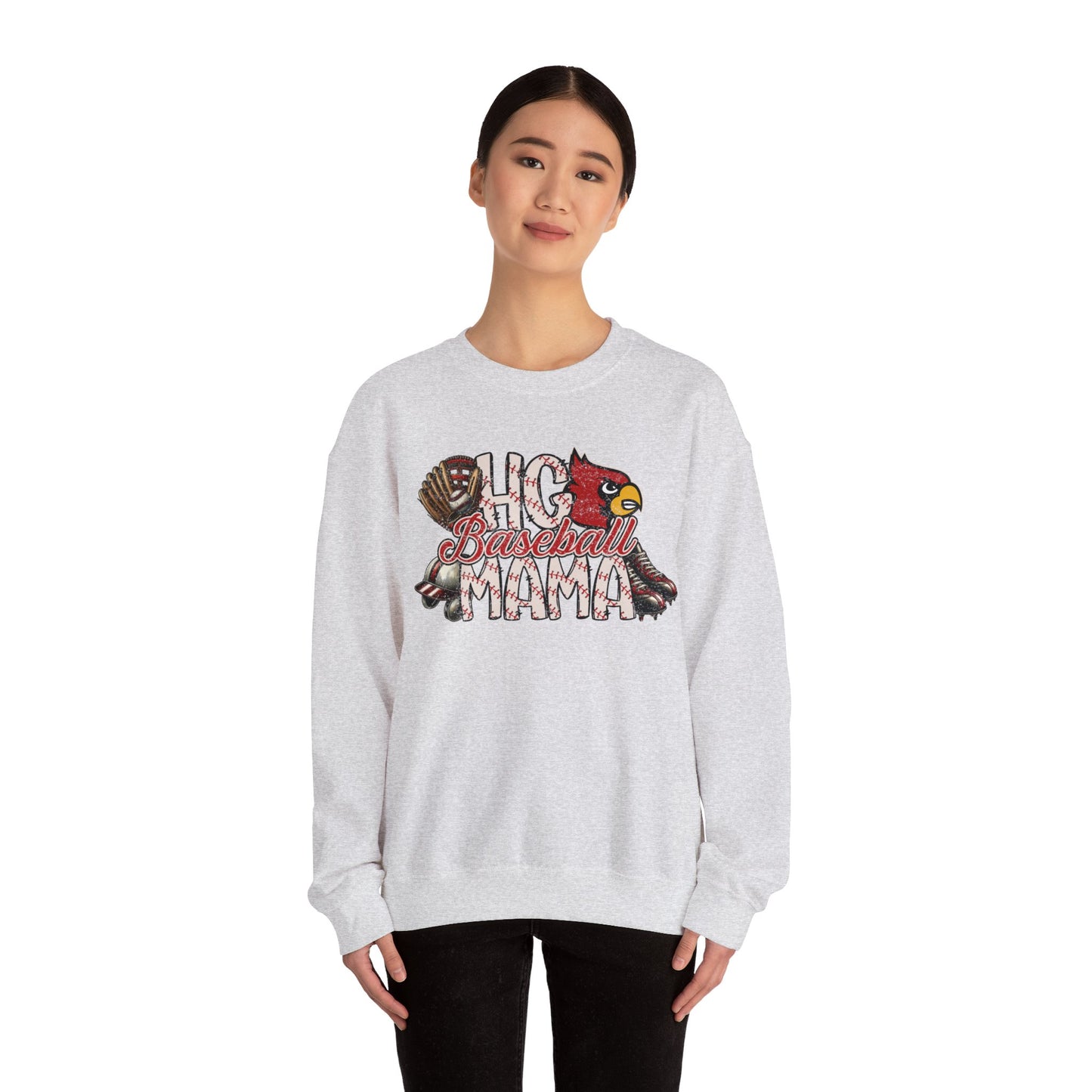 HG Baseball Mama - Unisex Heavy Blend™ Crewneck Sweatshirt