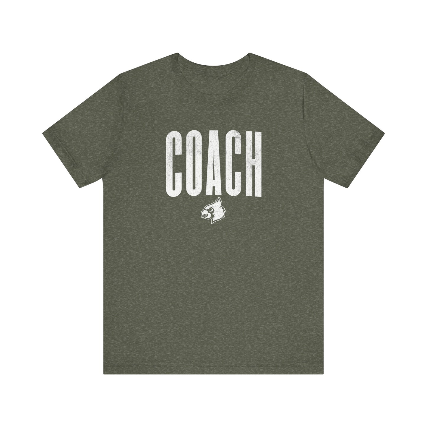 Vintage Cardinal Coach - Bella + Canvas Short Sleeve Tee