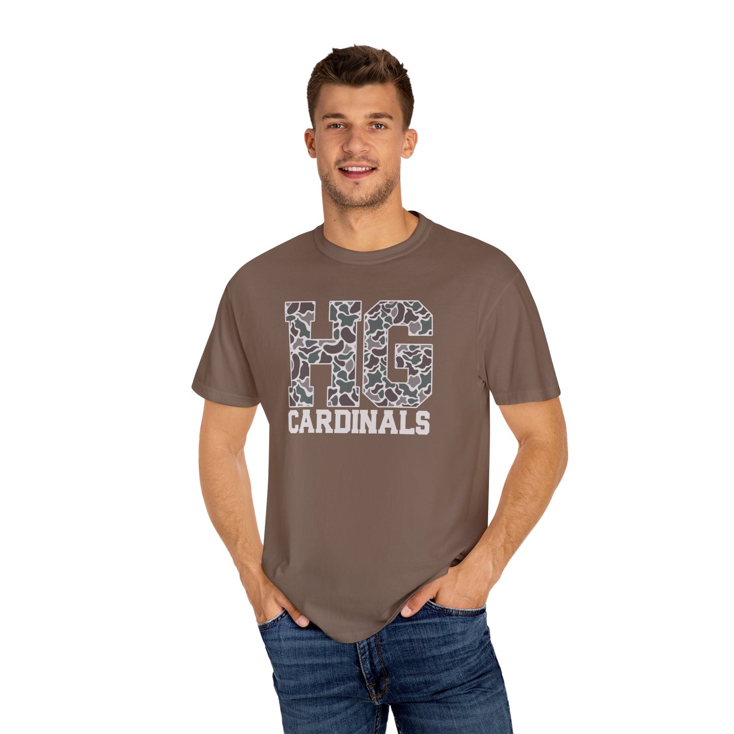 Old School Camo HG Cardinals - Comfort Colors T Shirt