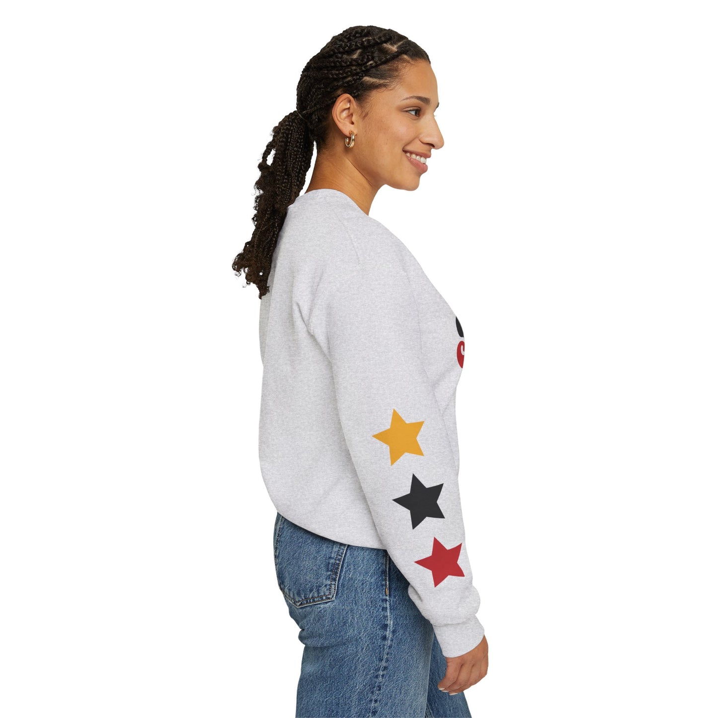 Harmony Grove Cardinals Star Sleeves - Unisex Heavy Blend™ Crewneck Sweatshirt