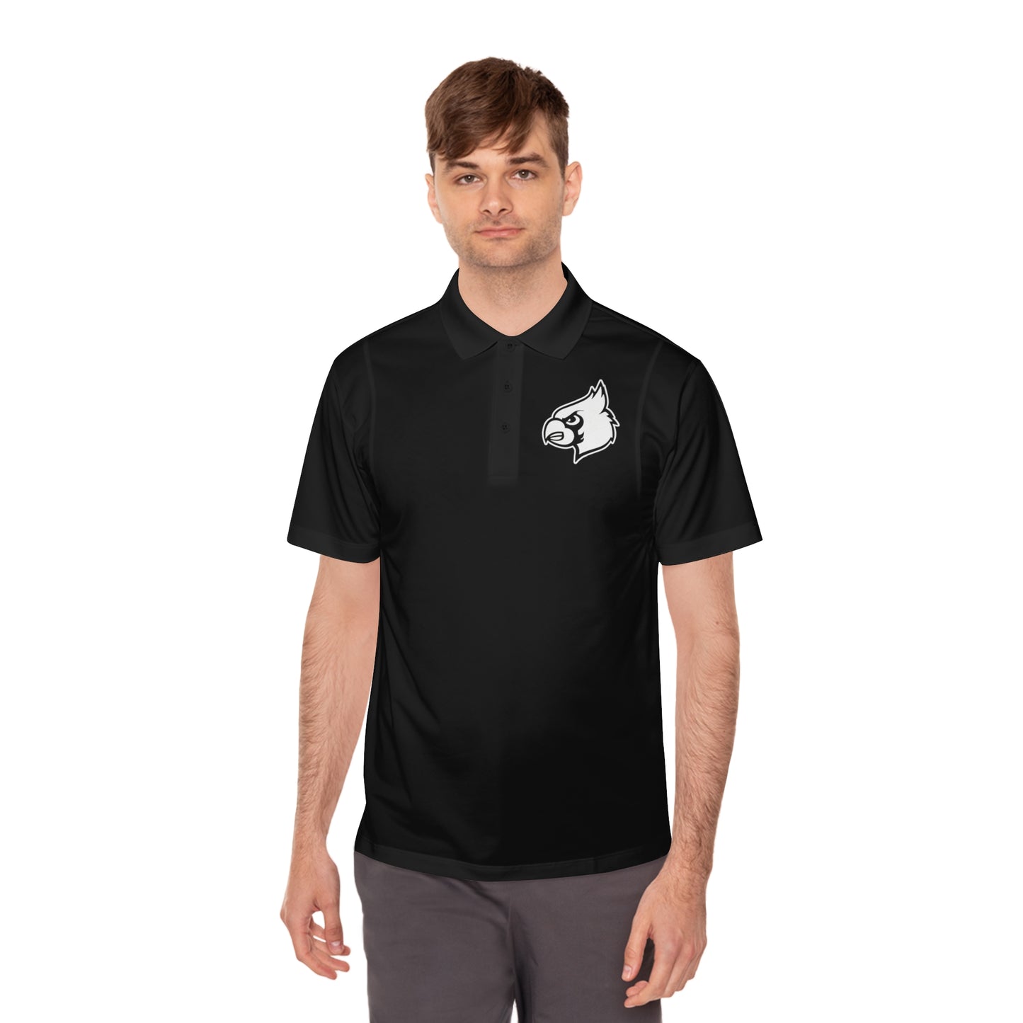 Cardinal Filled Distressed - Men's Sport Polo Shirt