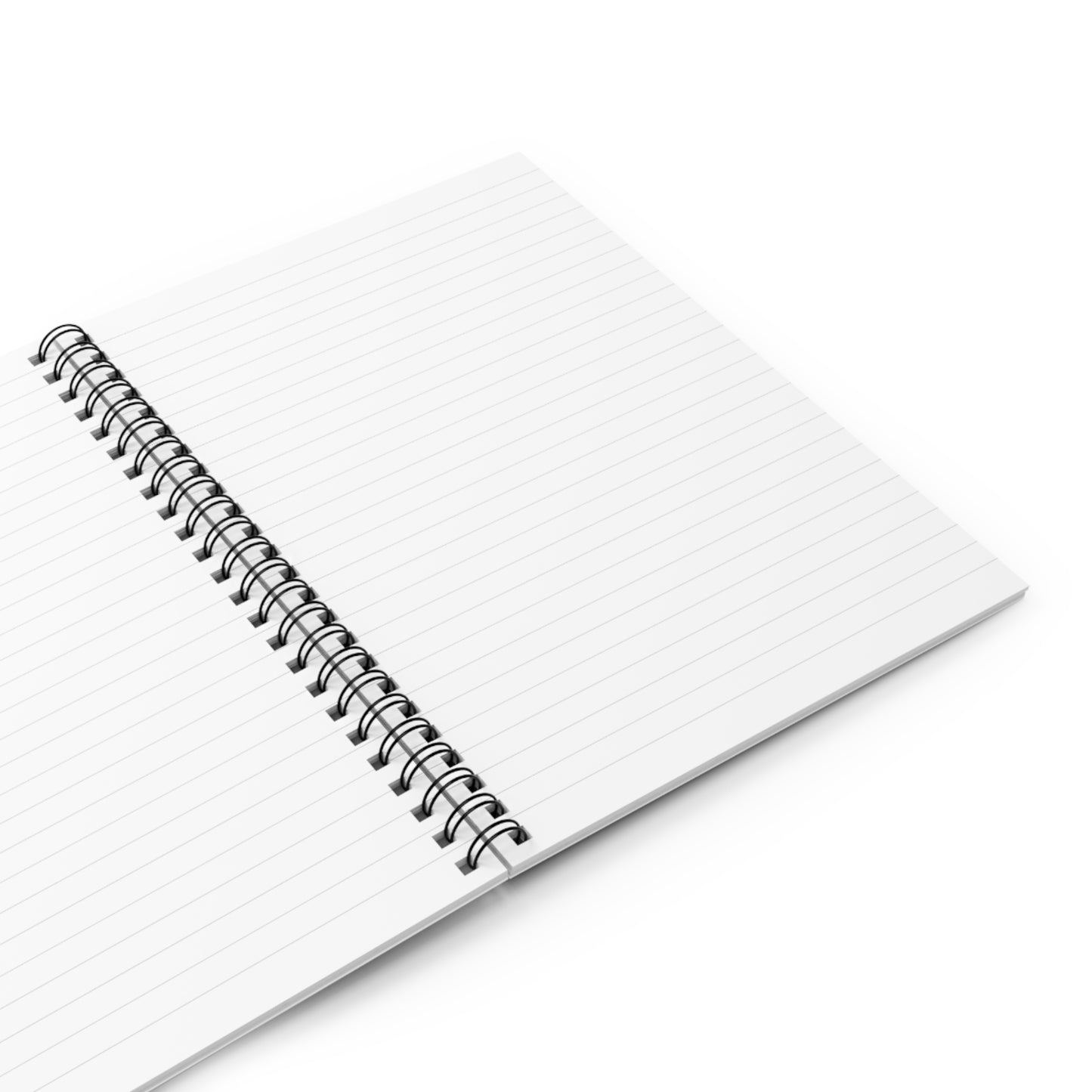 HG Cardinals Black - Ruled Line Spiral Notebook
