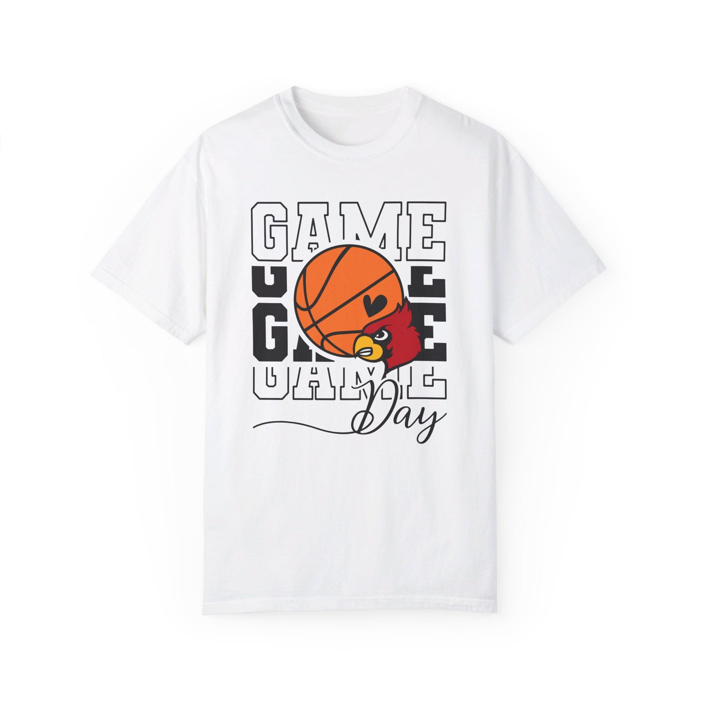 Cardinal Game Day Basketball - Comfort Colors T-shirt