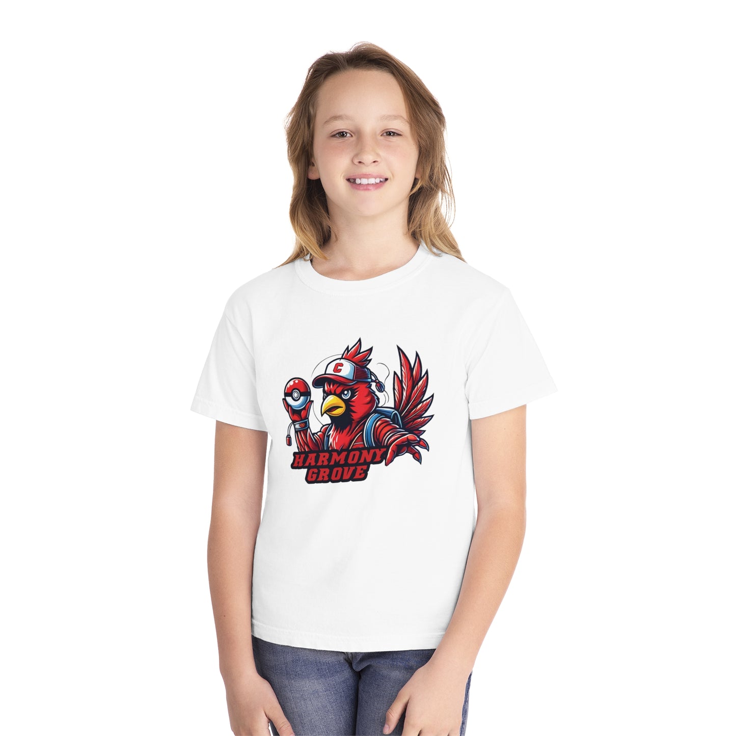 Game Card Style Harmony Grove - Comfort Colors Youth Tee