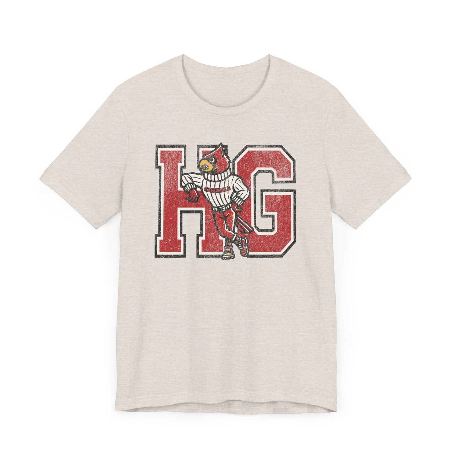 Vintage Cardinal HG - Bella + Canvas Short Sleeve Tee