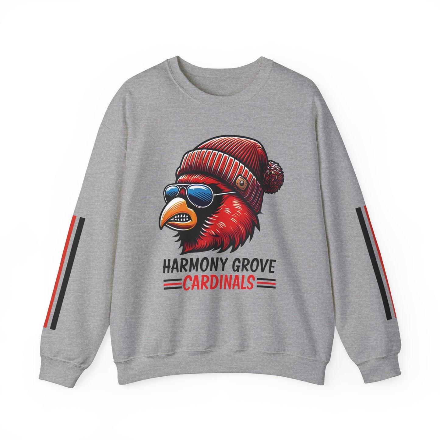 Hipster Harmony Grove Cardinal - Unisex Heavy Blend™ Crewneck Sweatshirt