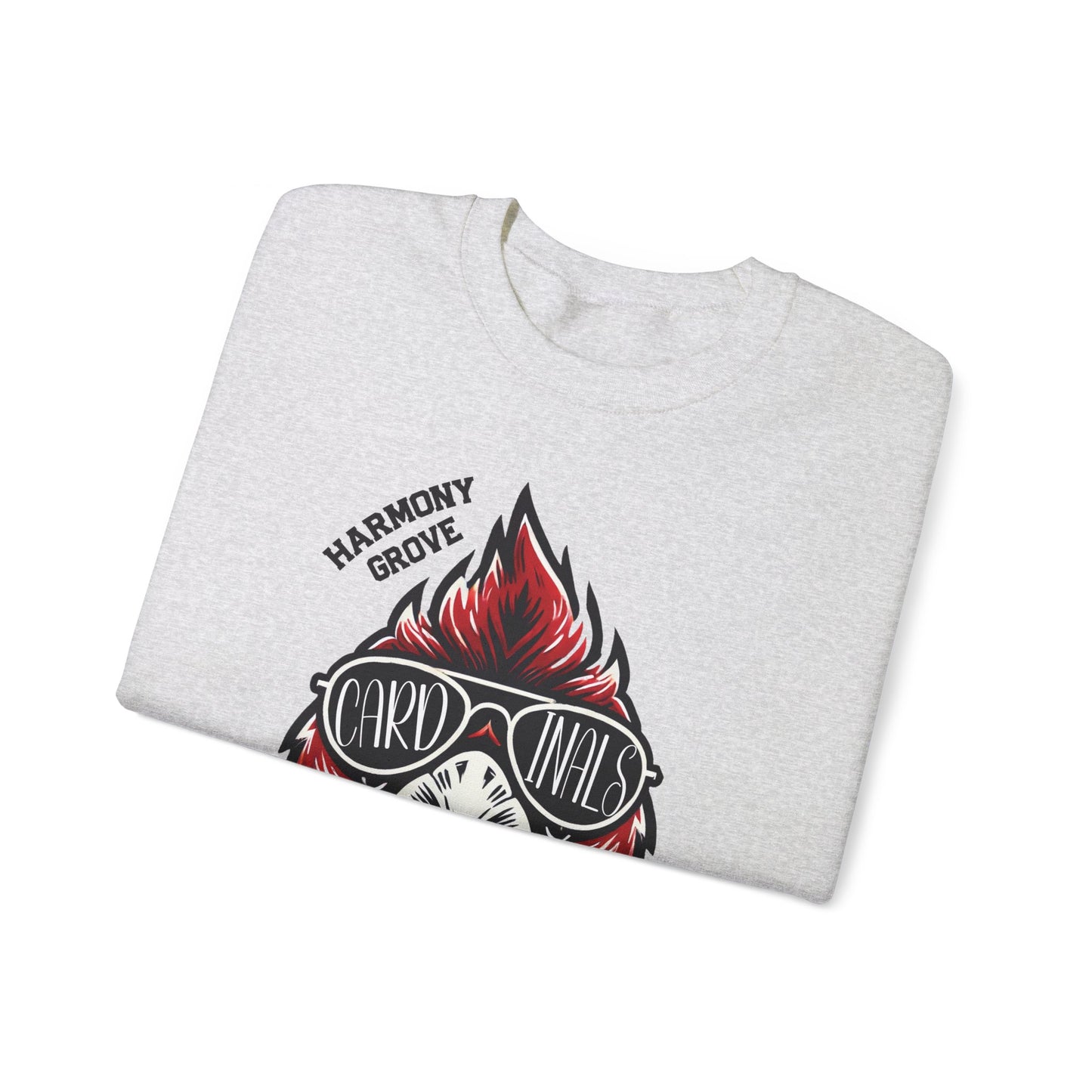 HG Cardinal with Sunglasses - Unisex Heavy Blend™ Crewneck Sweatshirt