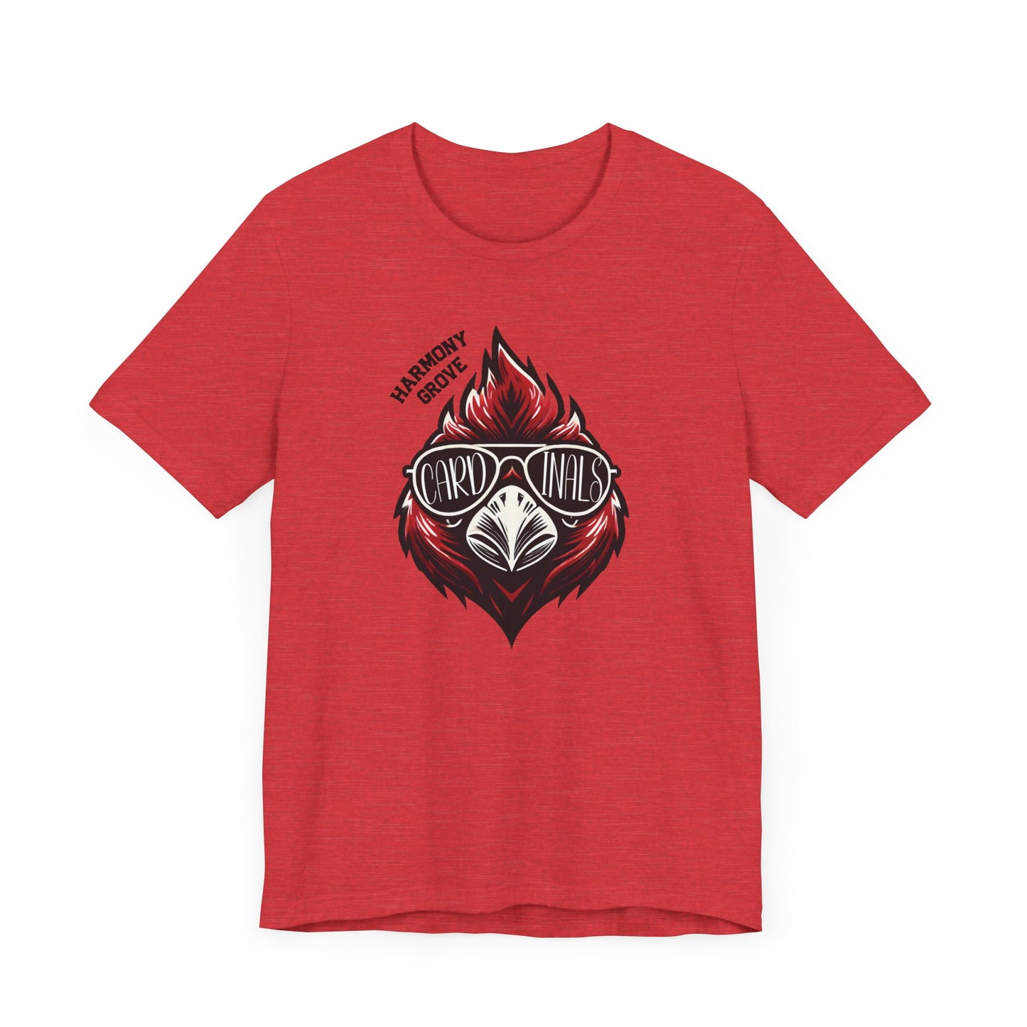 Harmony Grove Cardinals Sunglasses - Bella + Canvas Short Sleeve Tee