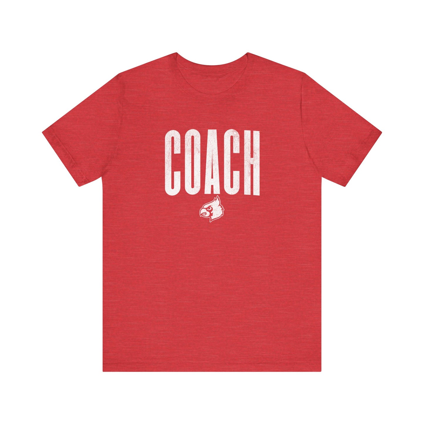 Vintage Cardinal Coach - Bella + Canvas Short Sleeve Tee