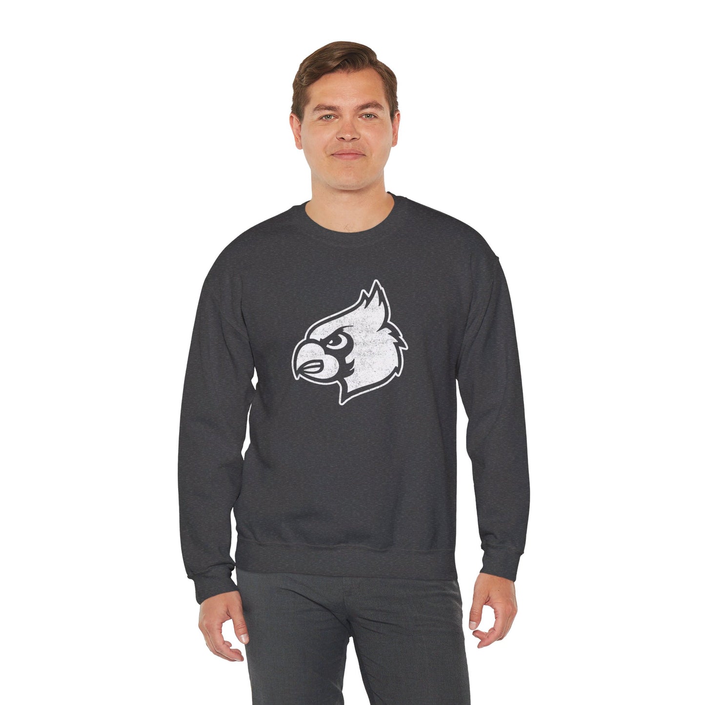 Vintage Cardinals + HGS - Unisex Heavy Blend™ Crewneck Sweatshirt