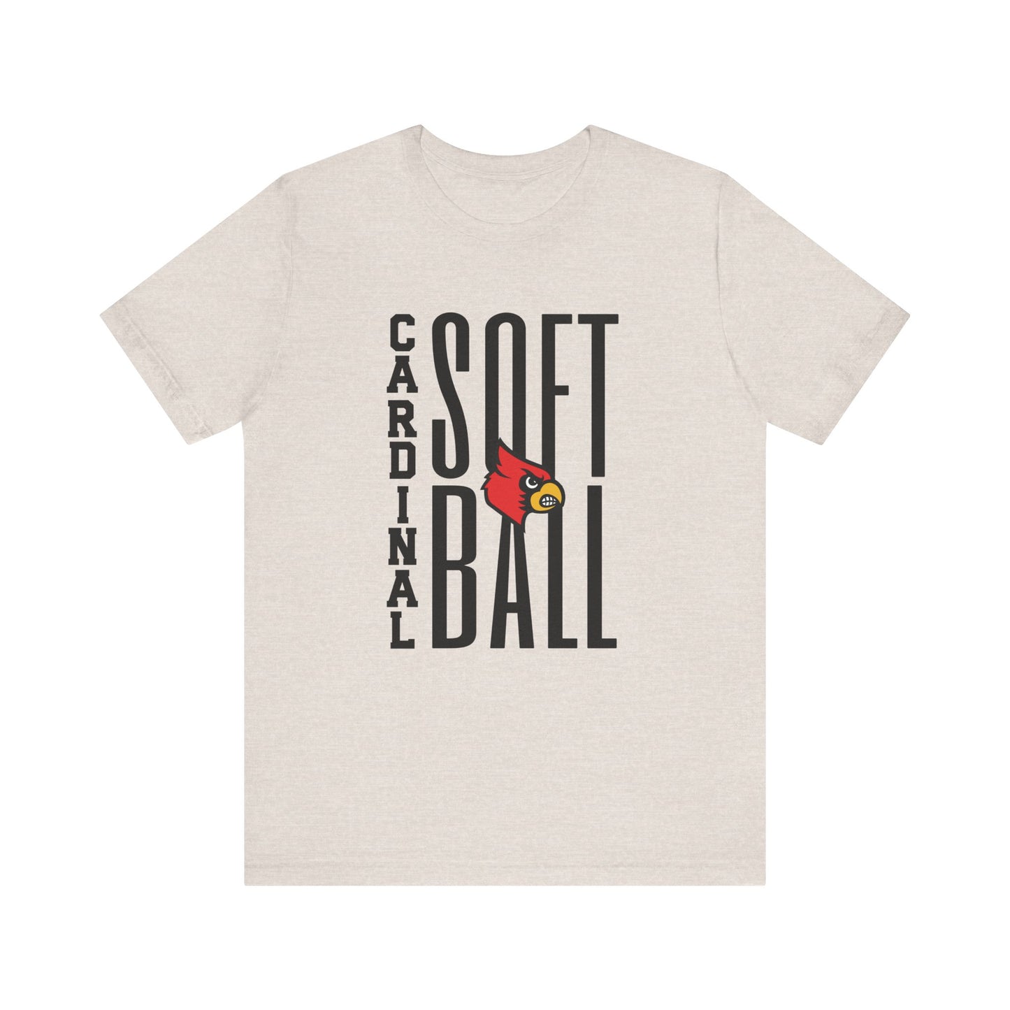Cardinal Softball - Bella + Canvas Short Sleeve Tee