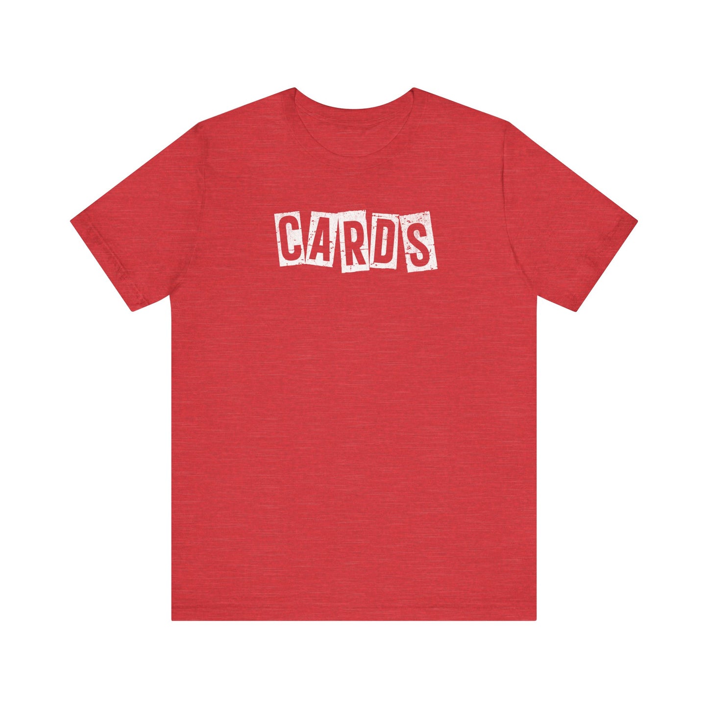 Vintage CARDS Block - Bella + Canvas Short Sleeve Tee