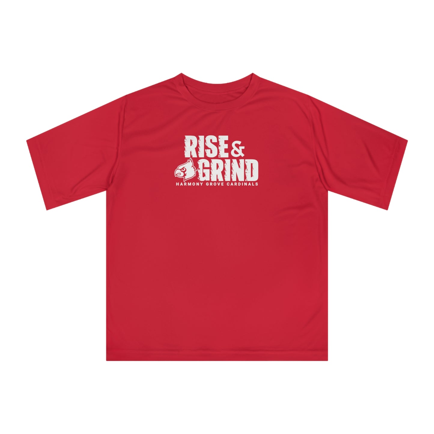 Cardinal Rise and Grind - Unisex Zone Performance T-shirt