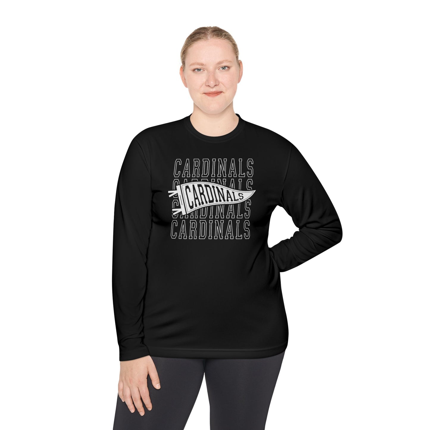 Cardinal Pennant - Dryfit Long Sleeve Tee