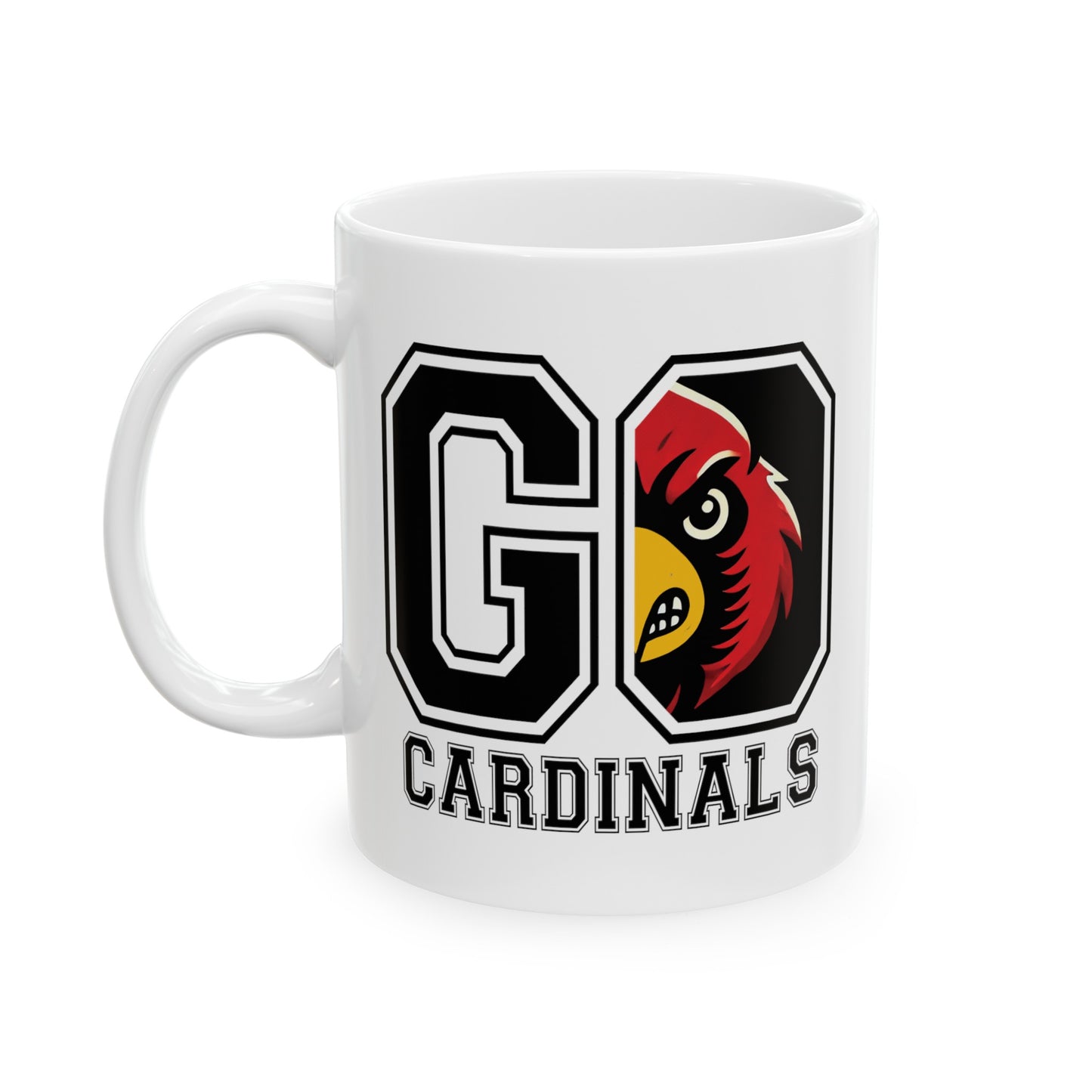 Go Cardinals - Ceramic Mug, (11oz, 15oz)