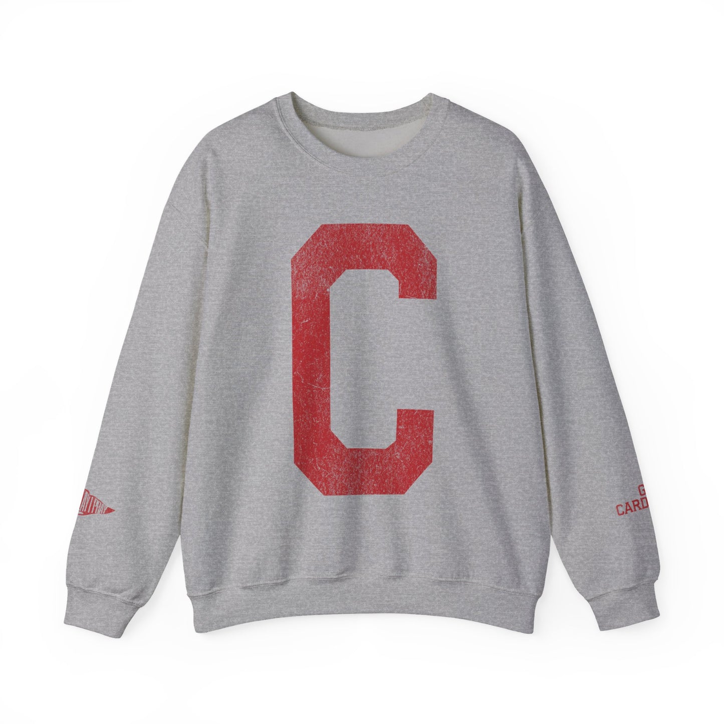 C You Play I Pray Red Text - Unisex Heavy Blend™ Crewneck Sweatshirt