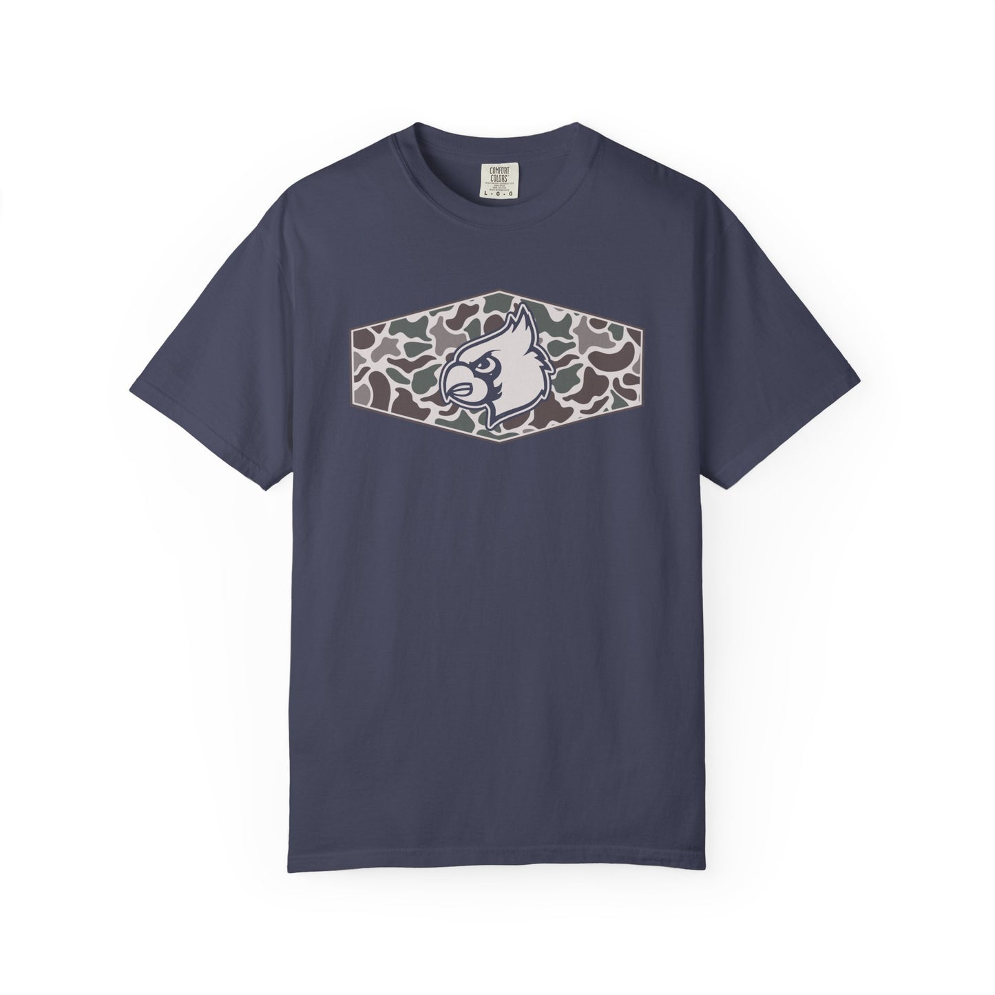 Old School Camo HG Cardinals Inset - Comfort Colors T Shirt