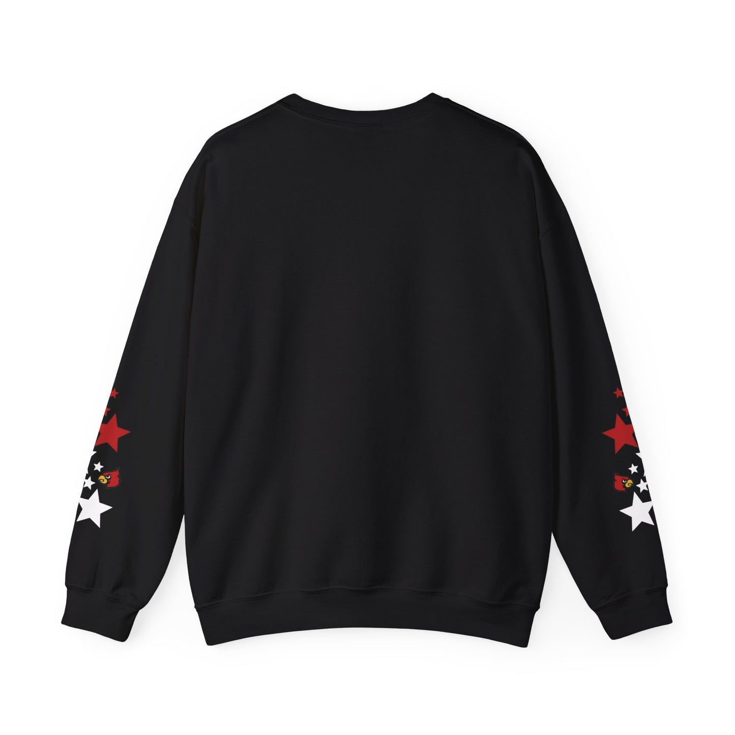 Cardinals Nation with Star Sleeves - Unisex Heavy Blend™ Crewneck Sweatshirt