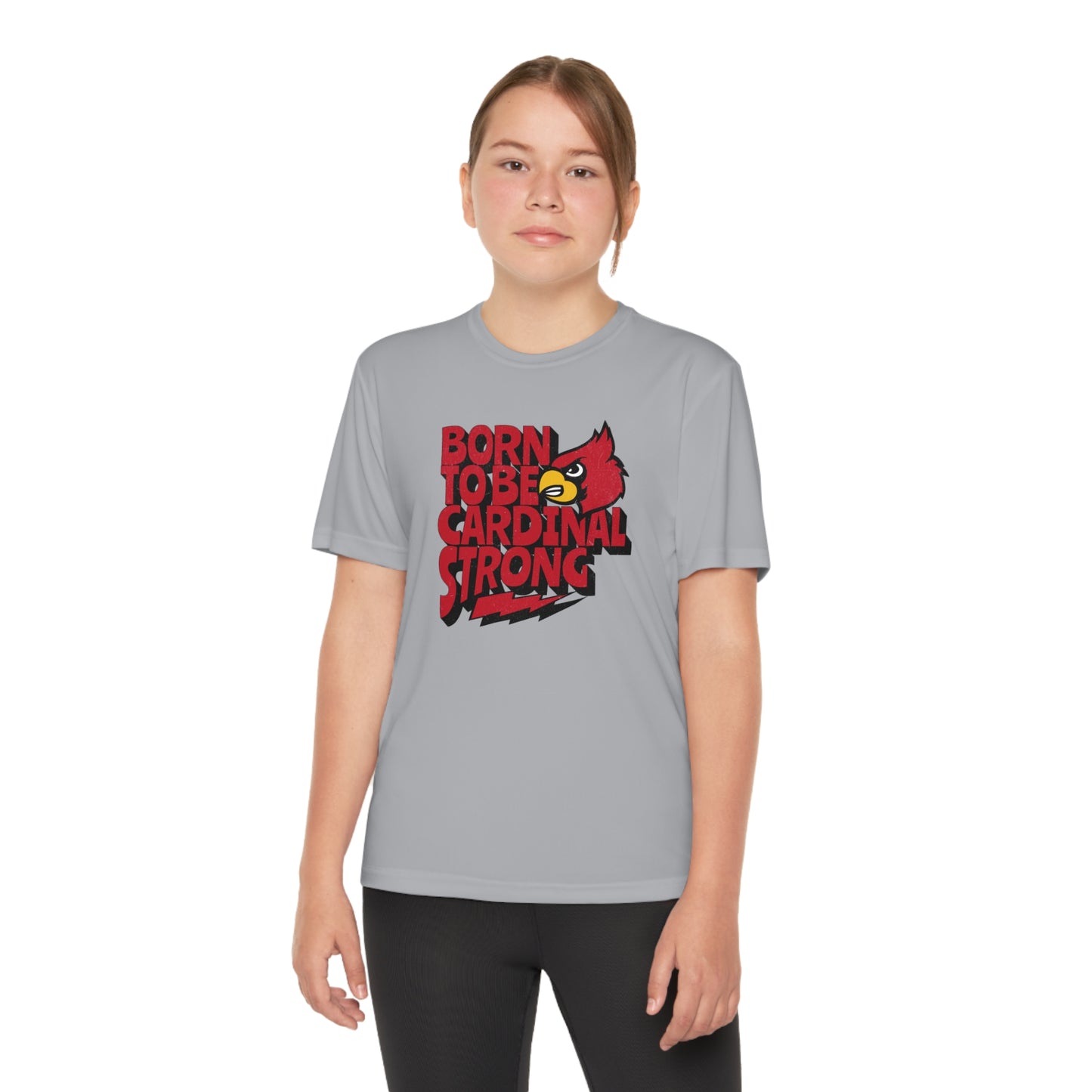 Born to Be Cardinal Strong - Youth Sport-Tek® Competitor™ Tee